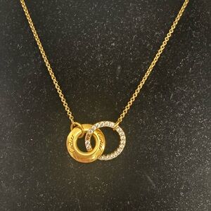 Upcycled Gold Interlocking Necklace